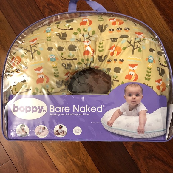 Other Boppy Pillow With Woodland Theme Cover Poshmark